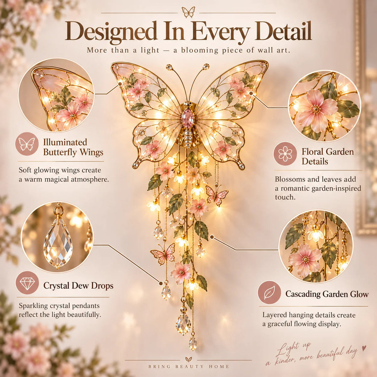 🔥Last Day 49%🦋 Butterfly Garden Light