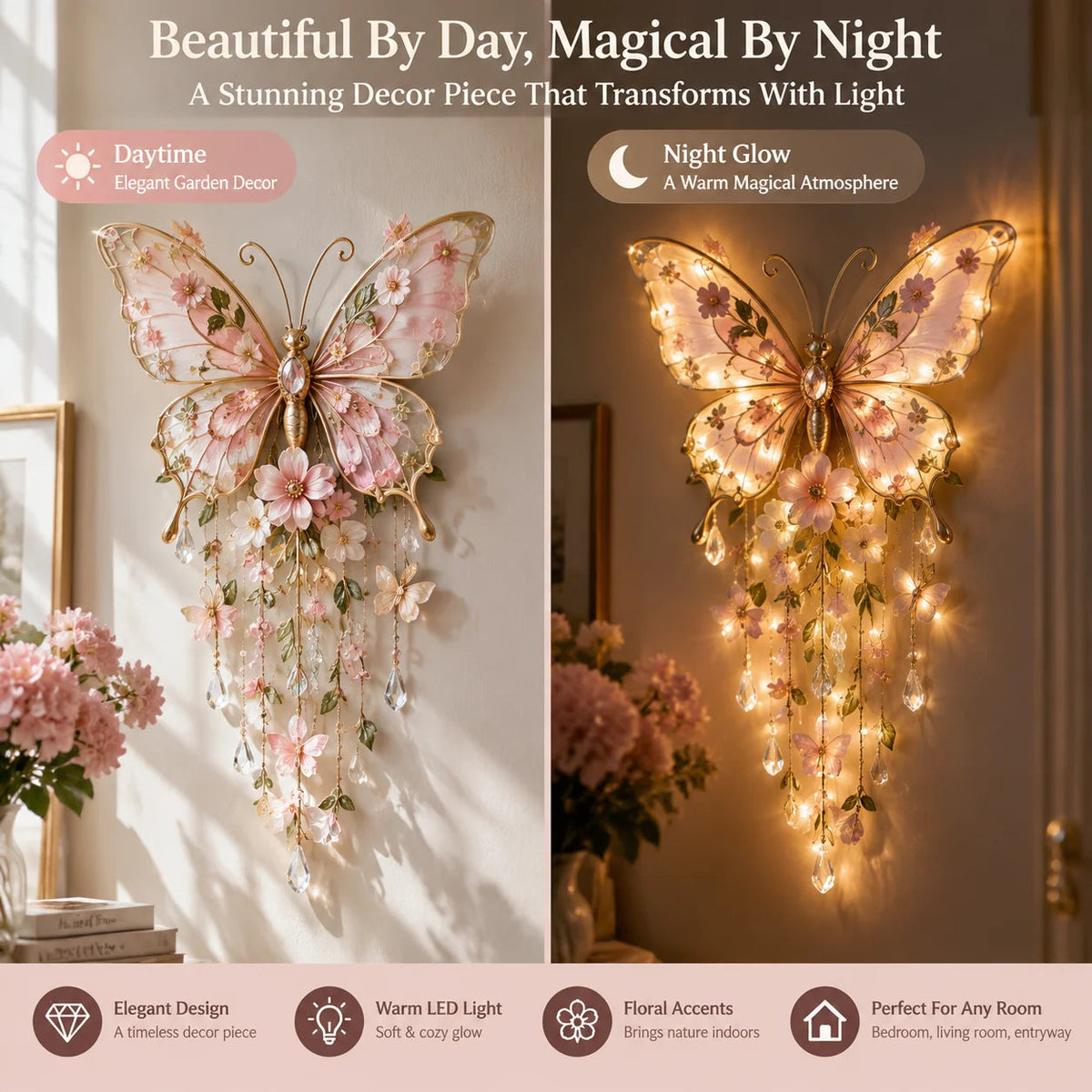 🔥Last Day 49%🦋 Butterfly Garden Light