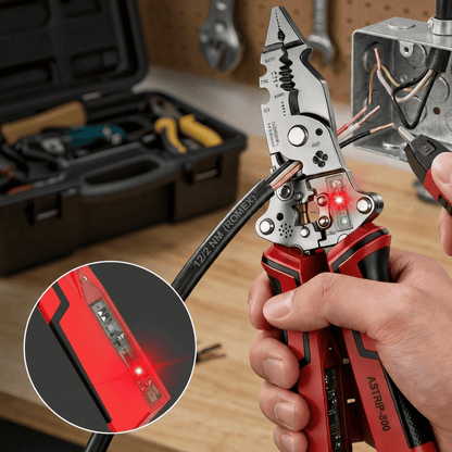 🔧 16-in-1 Wire Stripper – Cut, Strip & Test ⚡