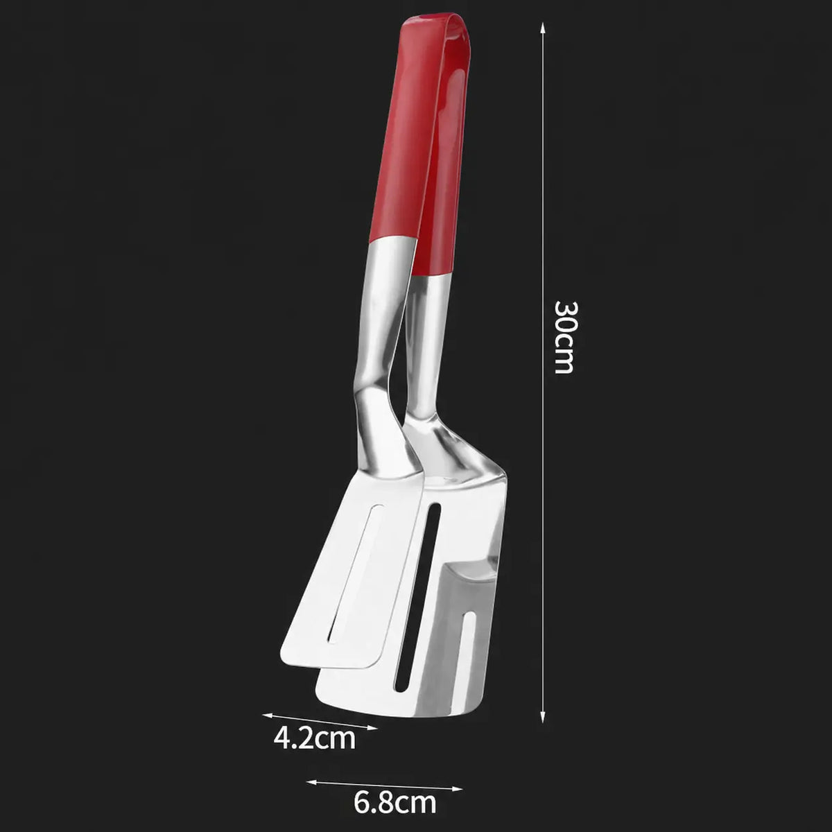 🍳 2-in-1 Stainless Steel Spatula Tongs | Flip, Grip & Serve with Ease