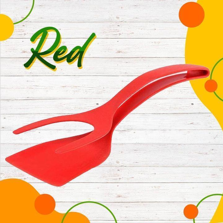 🔥🥩 2-in-1 Spatula Clip – Heat-Resistant Food-grade Silicone & Non-Slip Handle – Kitchen Cooking Essential