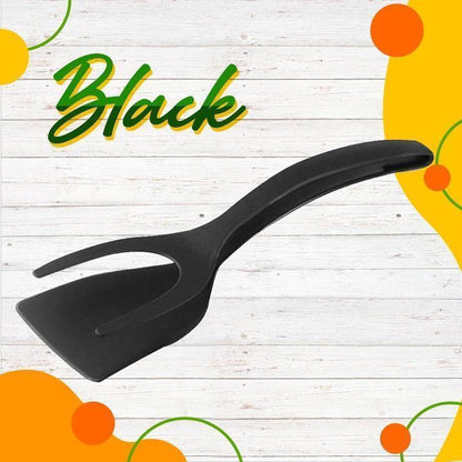 🔥🥩 2-in-1 Spatula Clip – Heat-Resistant Food-grade Silicone & Non-Slip Handle – Kitchen Cooking Essential