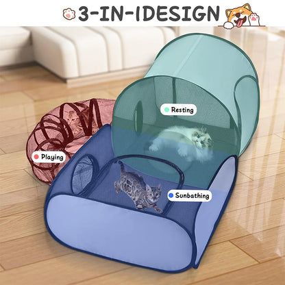 🐾 Turn Any Corner Into Your Cat’s Favorite Place Play. Hide. Nap. Repeat.
