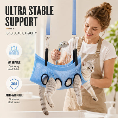 2-in-1 Foldable Pet Grooming Bed🐱🐶🛋️