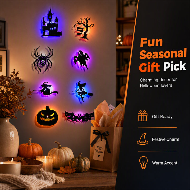 👻 Glow-in-the-Dark Halloween Wall Stickers