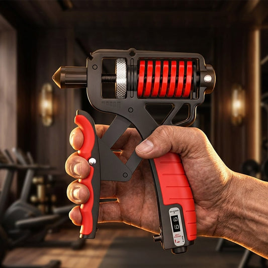 💪Ergonomic Adjustable H-Grip Hand Trainer – Forearm Strengthener with Counter for Therapy & Stress Relief